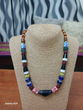 Breast Level Trade bead necklace for women.