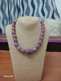 Breast Level Trade bead necklace for women.