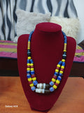 Breast Level Trade bead necklace for women.